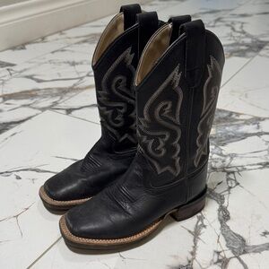 Boys Cody James Black Western Cowboy Boots